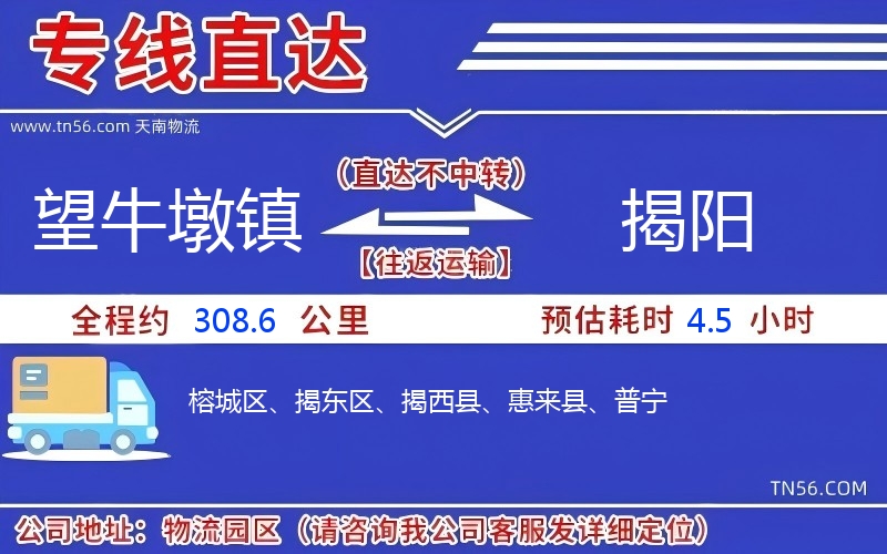 望牛墩镇到揭阳物流公司