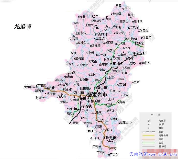 东莞到龙岩市舆图 or8b.cn